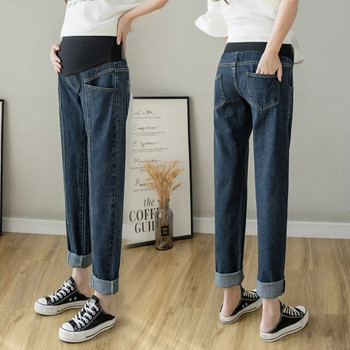 παντελόνι εγκυμοσύνης ρούχα εγκυμοσύνης για έγκυο ελαστική μέση τζιν παντελόνι γκρο γυναικείο τζιν παντελόνι χαρέμι