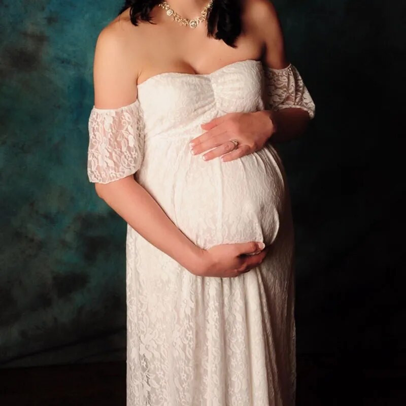 Ilgos nėštumo fotografijos rekvizitai Nėščiųjų suknelių fotografija Nėščiųjų suknelės fotosesijai Nėščiųjų suknelė Nėriniuota maxi suknelė