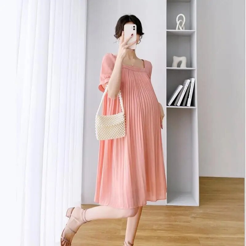 Čipkana šifonska haljina za trudnice Trudnice Vjenčane nabrane Seksi fotografije Fotografski rekviziti Proljetna ljetna odjeća