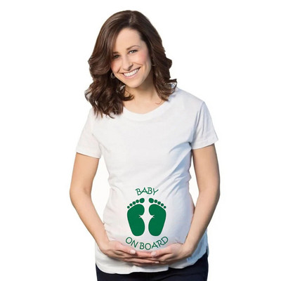 Atenție Bebeluș în curs de desfășurare Tricou amuzant de maternitate Tricou cu mânecă scurtă de mărime mare pentru sarcină Tricou casual pentru femeie însărcinată