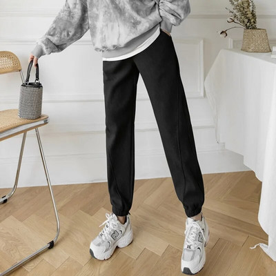 Kismama leggings őszi téli meleg nadrág terhes nőknek vastagított egyszínű terhesruhák hastámasz nadrág