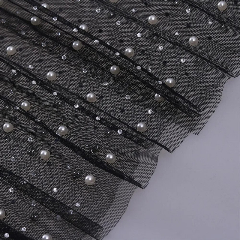 Seksualus karoliukas nėščiųjų foto suknelės Pearl Kalnų krištolas Nėštumo Suknelė Ilga Nėščiųjų Fotografijos Suknelė Moterų Bikini Cover Up