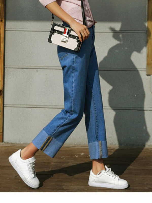 Nėščioms kelnės Džinsai Nauji Laisvi Kasdien Tiesūs Kasdien Harem Ilgos Kelnės nėščioms moterims Drabužiai nėštumo fotosesijai džinsai