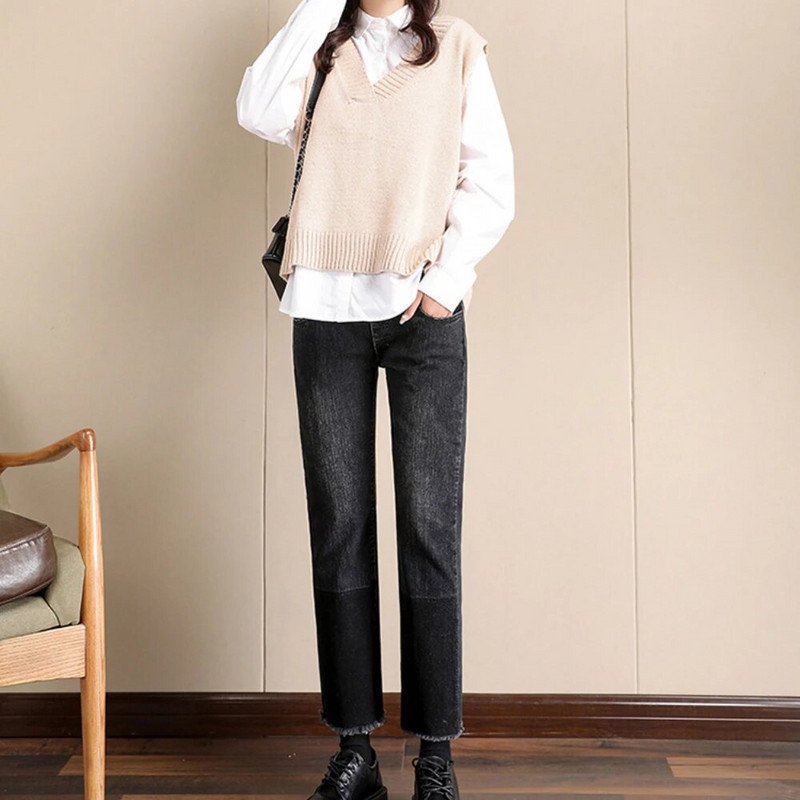 Τζιν εγκυμοσύνης για έγκυες γυναίκες Φωτογράφηση εγκυμοσύνης Παντελόνι Ρούχα Άνοιξη Καλοκαίρι Παντελόνι εγκυμοσύνης ρούχα για εγκύους