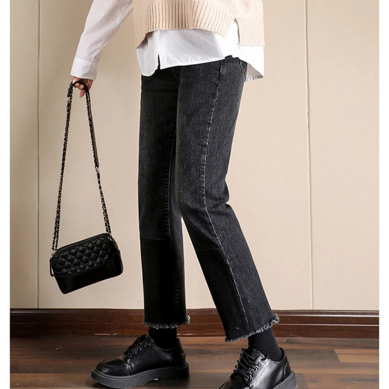 Τζιν εγκυμοσύνης για έγκυες γυναίκες Φωτογράφηση εγκυμοσύνης Παντελόνι Ρούχα Άνοιξη Καλοκαίρι Παντελόνι εγκυμοσύνης ρούχα για εγκύους