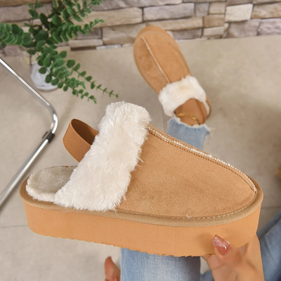 Talvised naiste karusnahast sussid, soojad saapad, platvormid, plätud 2023, uued lühikesed plüüsid, kodu puuvillased kingad, seemisnahast muulad, naiste saapad