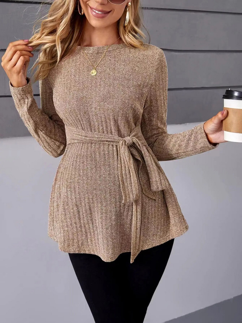Odjeća za trudnice Premama Bluza dugih rukava Košulja Proljeće Jesen Trudnice Majice s O-izrezom Pulover Top Trudnička odjeća