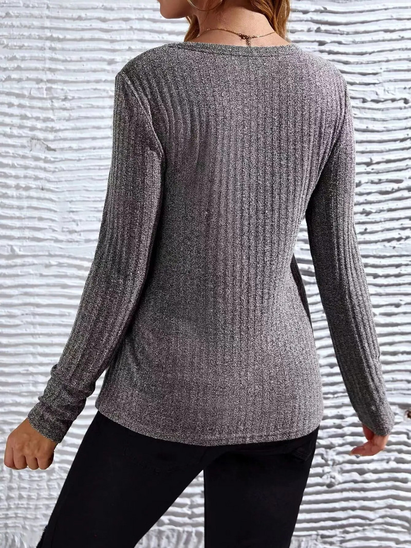 Odjeća za trudnice Premama Bluza dugih rukava Košulja Proljeće Jesen Trudnice Majice s O-izrezom Pulover Top Trudnička odjeća