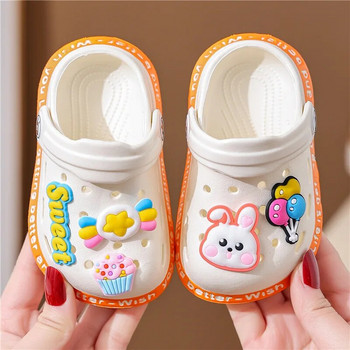 Сладки детски чехли за момчета Момичета Анимационни обувки Летни малки бебешки домашни чехли Плажни чехли за плуване за деца