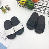 Papuci de vară de culoare solidă pentru copii pentru băieți, fete, papuci de casă din PVC, talpă moale, pantofi pentru copii mici, pentru interior, sandale confortabile