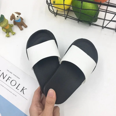 Papuci de vară de culoare solidă pentru copii pentru băieți, fete, papuci de casă din PVC, talpă moale, pantofi pentru copii mici, pentru interior, sandale confortabile