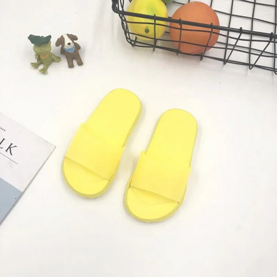 Papuci de vară de culoare solidă pentru copii pentru băieți, fete, papuci de casă din PVC, talpă moale, pantofi pentru copii mici, pentru interior, sandale confortabile