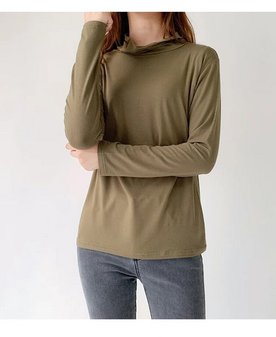 Primavara toamna Maternitate Haine pentru alaptare cu maneca lunga Sarcina Topuri de alaptare Tricou Bluze de alaptare pentru femei pentru mama insarcinata