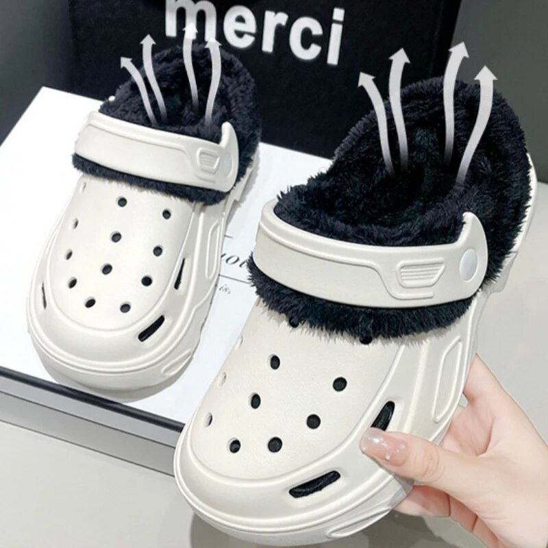 Papuci din bumbac de pluș pentru femei, confort de iarnă, pantofi anti-alunecare pentru interior, pantofi plati, papuci pentru podea pentru dormitor de familie, celebrități de internet