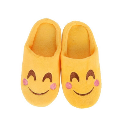 Kocotree Есен Зима Детски чехли Fashion Expression Package Cotton Slippers Kids Lovely Smilng Face Indoor Floor Shoes
