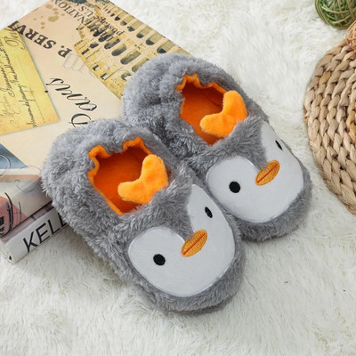 Papuci cu blană pentru bebeluși pentru copii mici Pantofi caldi pentru copii, băieți, fete, papuci cu talpă moale, casual, drăguț, pentru casă Pantufa