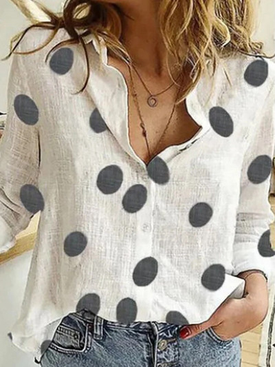 Női alkalmi, hosszú ujjú pamut vászon bő ing Elegáns tömör harajuku hajtókás blúz Vintage oversize felsők Y2K utcai ruházat tunika