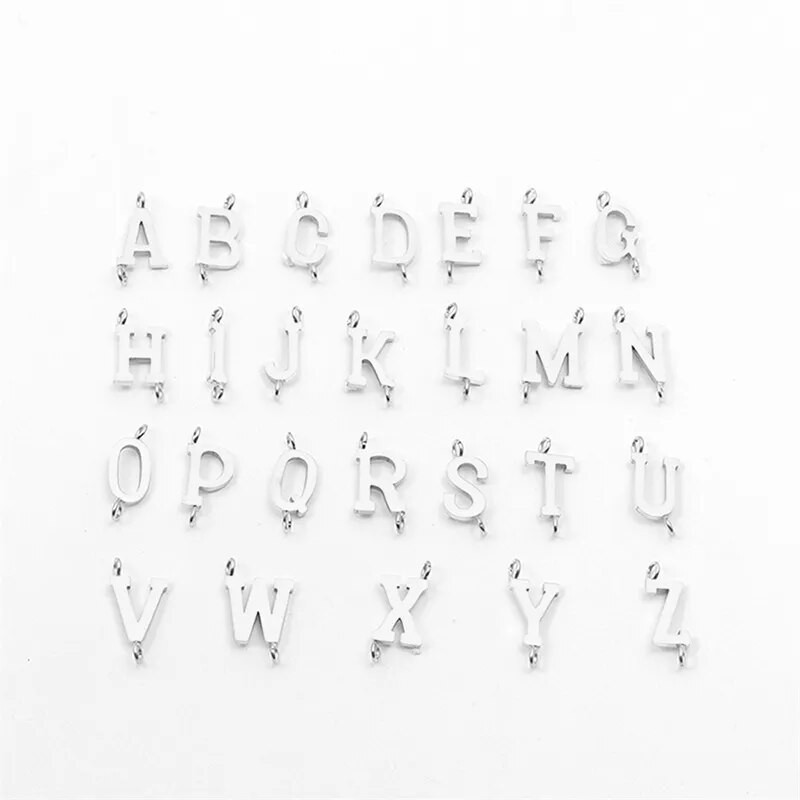 Nova klasična narukvica s početnim slovom AZ za muškarce Ručno izrađena narukvica s lancem od nehrđajućeg čelika za muškarce Poklon za nakit