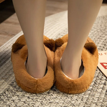 Един размер US 5-10 Нови прекрасни чехли Capybara Дамски спални у дома Топли зимни обувки за момичета