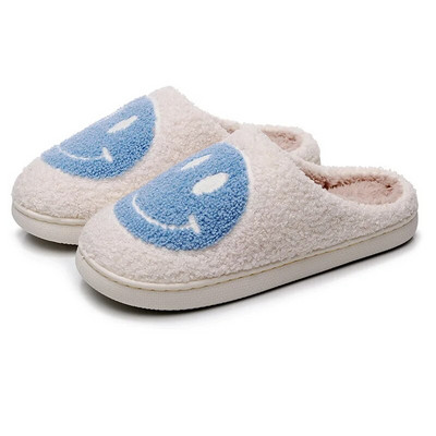 Žieminės moteriškos flanelinės šlepetės