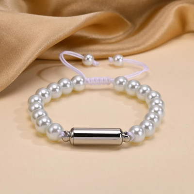 „Vnox“ vyriški paprasti lavos akmens karoliukai, urnos apyrankės, skirtos pelenams, tuščiavidurių vamzdelių kremavimo atminimo papuošalai, reguliuojamas ilgis