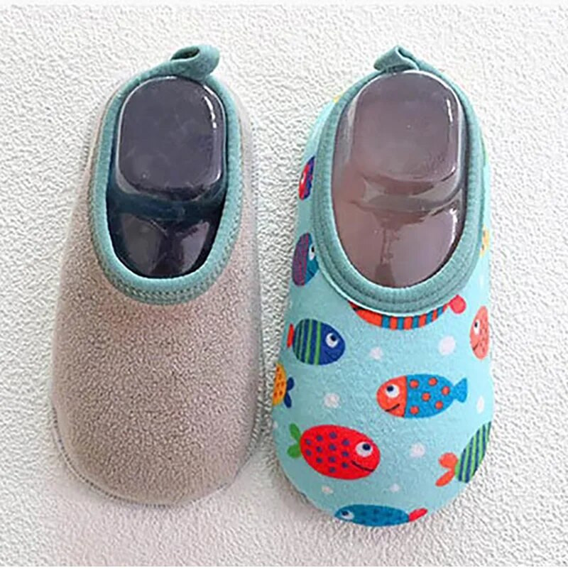 Ziemas bērnu grīdas apavi zīdaiņiem Čības Toddler Zēni Meitenes Plīša Silti Mīksti Neslīdoši Bērnu apavi iekštelpu čības zīdaiņiem