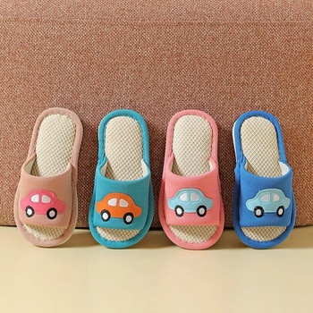 Παντόφλες για αγόρι κοριτσάκι Καλοκαίρι άνοιξη Flat παπούτσια Παιδικά Σπίτι Εσωτερικό Cartoon Car Cute Fashion Παιδικά Σανδάλια Slides Flip Flops
