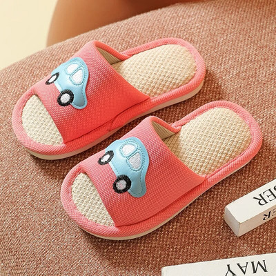 Papuci pentru băiat, fată, vară, primăvară, pantofi plati, copii, acasă, interior, desene animate, mașină, drăguț, modă, copii, sandale, tobogane, șlapi