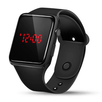 Vīriešu sporta LED pulksteņi Vīriešu digitālais pulkstenis Vīriešu pulkstenis Silikona elektroniskie rokas pulksteņi Pulkstenis relogio digitālais masculino montre homme