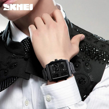 SKMEI 1274 Спортни водоустойчиви часовници Мъжки луксозни марки Електронни стоманени ръчни мъжки цифрови часовници Мъжки Relogio Masculino 2193