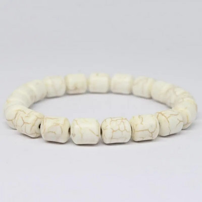 Hiphopo kaukolės apyrankės sintetinės turkio spalvos rankomis austos tamprios apyrankės moterims vyrams, Helovino papuošalai