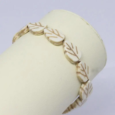 Hiphopo kaukolės apyrankės sintetinės turkio spalvos rankomis austos tamprios apyrankės moterims vyrams, Helovino papuošalai