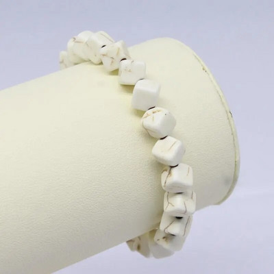 Hiphopo kaukolės apyrankės sintetinės turkio spalvos rankomis austos tamprios apyrankės moterims vyrams, Helovino papuošalai