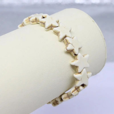 Hiphopo kaukolės apyrankės sintetinės turkio spalvos rankomis austos tamprios apyrankės moterims vyrams, Helovino papuošalai