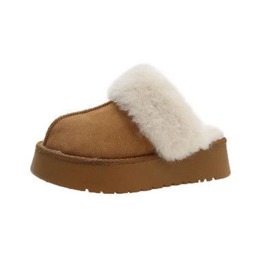 Zimske nove modne debele potplate 2023. Vodootporne krznene platforme Tople i udobne ženske velike pamučne papuče Ženske čizme