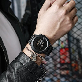 Мъжки спортни LED часовници Топ марка Мъжки цифров часовник Многофункционален гумен мъж Fitnes Спортист Електронен часовник