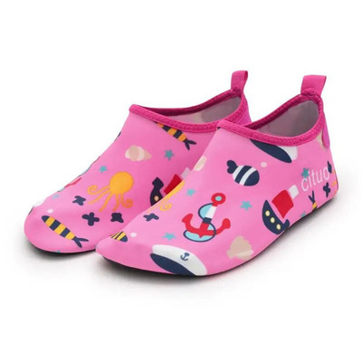 Kudvogue Copii Pantofi de plajă Pantofi de casă ușoare Pantofi de înot pentru copii Talpă moale Fete Băieți Încălțăminte de interior Pantofi anti-alunecare Seasid
