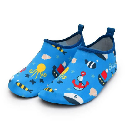 Kudvogue Copii Pantofi de plajă Pantofi de casă ușoare Pantofi de înot pentru copii Talpă moale Fete Băieți Încălțăminte de interior Pantofi anti-alunecare Seasid