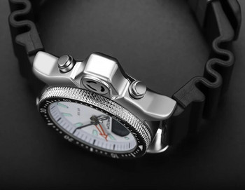 Многофункционален спортен часовник Аналогов и LED часовник с двоен дисплей Мъжки военен кварцов електронен ръчен часовник Relogio Masculino