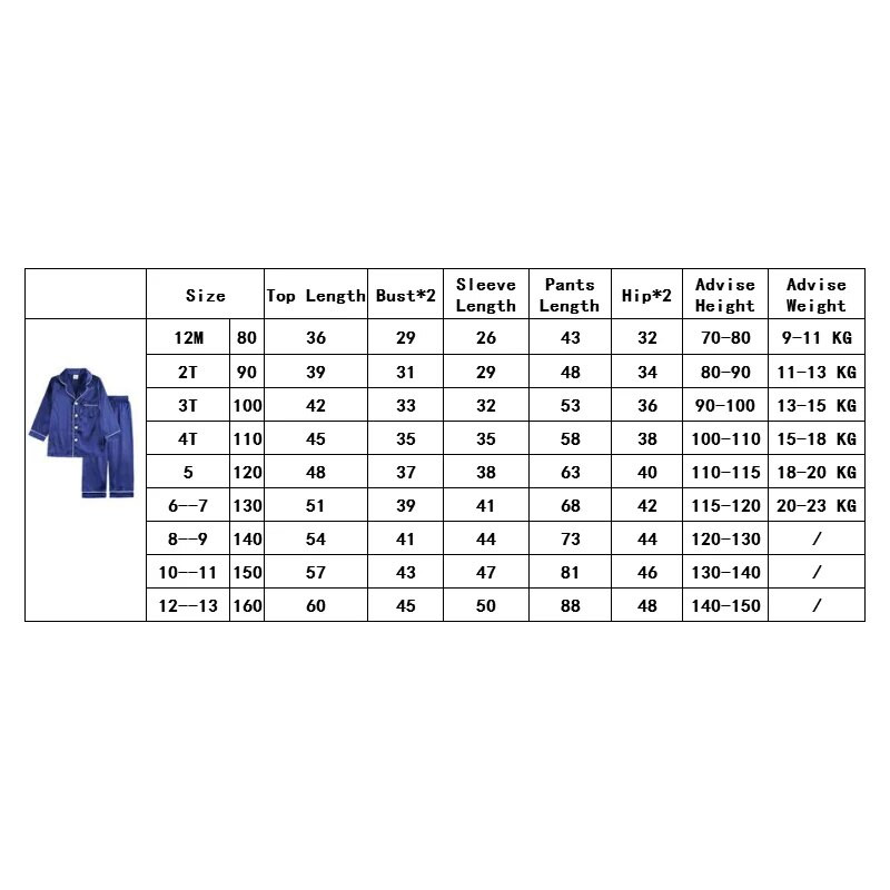 2 buc. Pijamale pentru bebeluși băieți și fetițe, pantaloni de sus din satin de mătase, cu mânecă lungă, pijamale solide cu nasturi, set din satin Cămașă de noapte Lenjerie de noapte pentru copii