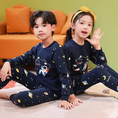 Seturi noi de pijamale pentru copii, stil pentru tigru din desene animate pentru copii