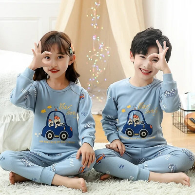 Seturi noi de pijamale pentru copii, stil pentru tigru din desene animate pentru copii