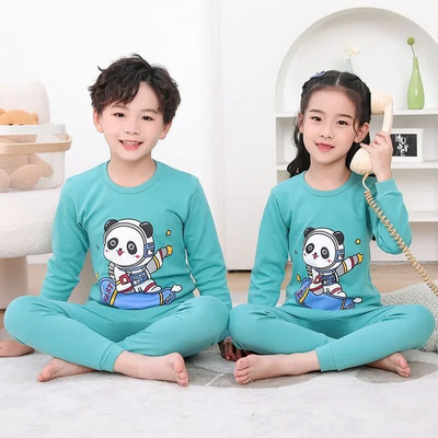 Seturi noi de pijamale pentru copii, stil pentru tigru din desene animate pentru copii