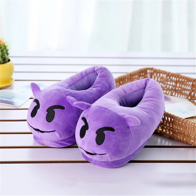 Kućne papuče Tople zimske kućne lepršave Nova moda Muškarci Žene Bread Demon Mekane plišane cipele Unisex Slatki smiješni božićni poklon