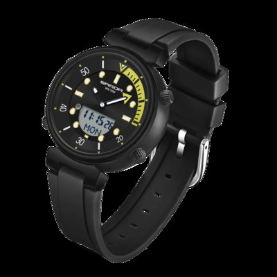 SANDA Ceas de cuarț pentru bărbați, la modă nouă, cu afișaj electronic, cu LED-uri luminoase, la tendință, ceasuri pentru bărbați, 50 m, rezistent la apă, ceas pentru bărbați 3122