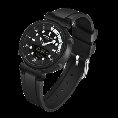 SANDA Ceas de cuarț pentru bărbați, la modă nouă, cu afișaj electronic, cu LED-uri luminoase, la tendință, ceasuri pentru bărbați, 50 m, rezistent la apă, ceas pentru bărbați 3122