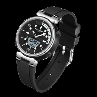 SANDA Ceas de cuarț pentru bărbați, la modă nouă, cu afișaj electronic, cu LED-uri luminoase, la tendință, ceasuri pentru bărbați, 50 m, rezistent la apă, ceas pentru bărbați 3122