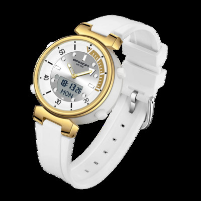 SANDA Ceas de cuarț pentru bărbați, la modă nouă, cu afișaj electronic, cu LED-uri luminoase, la tendință, ceasuri pentru bărbați, 50 m, rezistent la apă, ceas pentru bărbați 3122