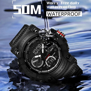 Ανδρικό αδιάβροχο αθλητικό ρολόι χειρός LIGE New Top Brand Ανδρικά ρολόγια στρατιωτικά ηλεκτρονικά Δώρα υψηλής ποιότητας