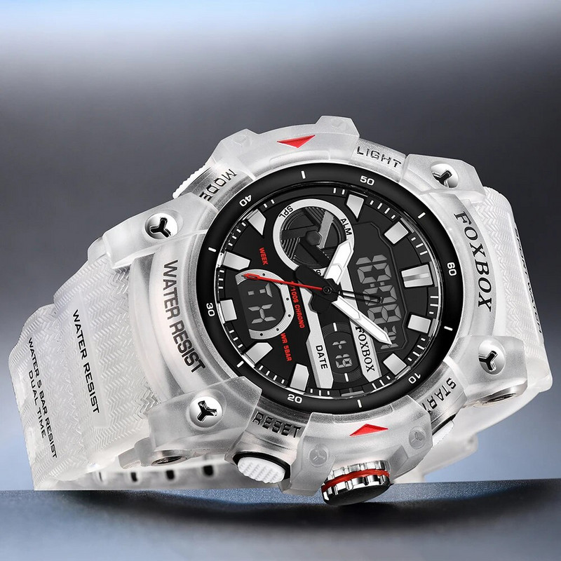 LIGE Ceas digital pentru bărbați de top brand Ceas de mână sport rezistent la apă pentru bărbați Ceasuri electronice militare Cadouri pentru bărbați de înaltă calitate